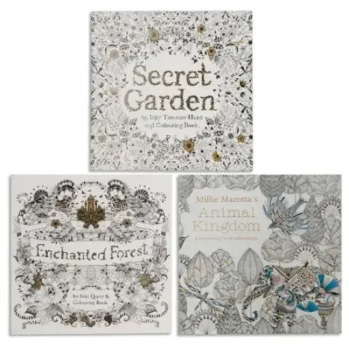 libro para colorear adultos 25x25cms 24 paginas tapa secret garden 0