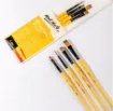 set 4 pinceles punta sintetica para pinturas acrilicas acrylic brushes signature mont marte bmhs0011 1