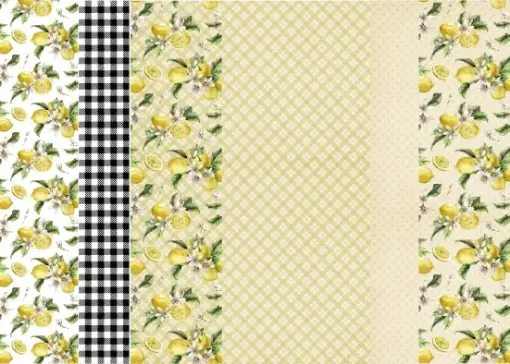 lamina seda para decoupage 50x70cms modelo limones2 0